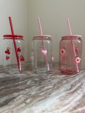 Viral dollar Tree 16oz 3d glass jar